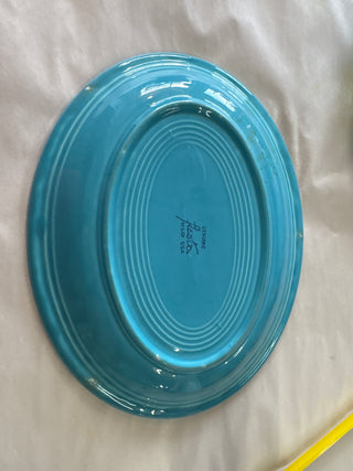 Vintage Fiesta Turquoise Platter