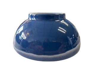 FTC Fiesta Snow Caped Medium footed bowl Lapis