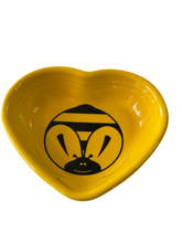 Load image into Gallery viewer, Fiesta FTCCO Daffodil Bumble Bee Small Heart Bowl
