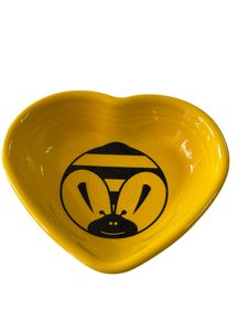 Fiesta FTCCO Daffodil Bumble Bee Small Heart Bowl