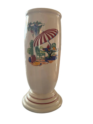 Fiesta Millennium  lll Vase Sunporch China Specialties Burgundy