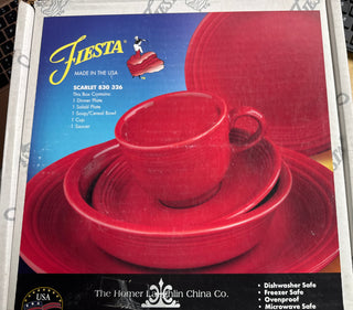 Fiesta 4pc Place Setting Scarlet