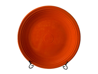 Vintage Fiesta Red 14" Chop Plate  (Double Footed)