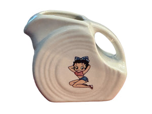 Betty Boop mini Disk Pitcher White