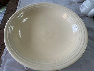 VINTAGE IVORY FIESTA 12" COMPORT - FIESTAWARE