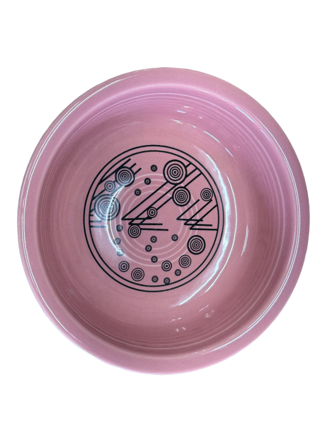 Fiesta Champagne Rose 19oz Bowl  Mystic Mega China Decal