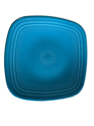 Fiesta Peacock Square Dessert Plate