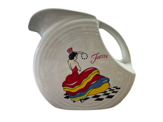 Fiesta  Multi Color Dancing Lady Water Pitcher