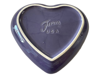 Fiesta Lavender Heart Plate Limited made