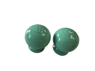 FIESTA SEAMIST BULB SALT & PEPPER SET RETIRED COLOR