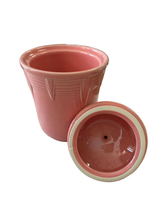 Fiesta Chevron Peony Cat Treat Canister