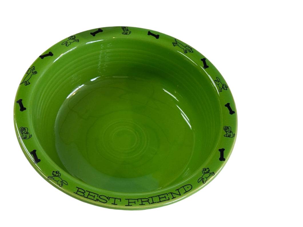 Fiesta 1-quart Best Friends Dog Bowl SHAMROCK