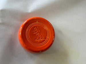 Vintage Fiesta Red Relish Center insert
