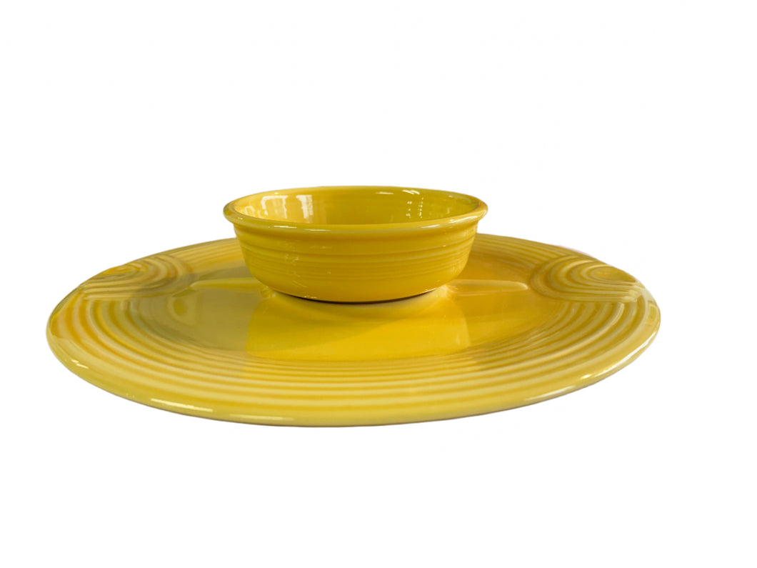 Fiesta Sunflower Retired Sunflower Chip & Dip Set