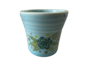 Fiesta  HLCCA SKY Blue Shot Glass Succulents Flower 2025 Conference Exclusive FTC Factory
