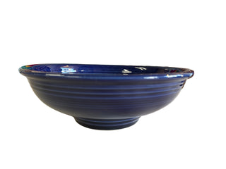 Fiesta Cobalt Pedestal Bowl 64oz
