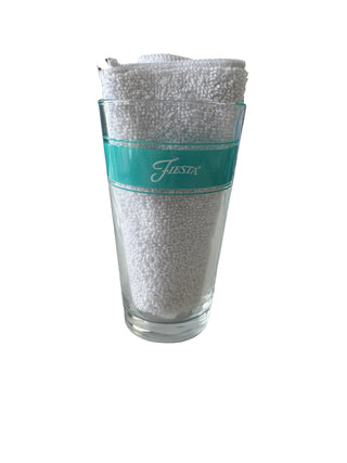 Fiesta Turquoise Stripe Iced Tea Glasses