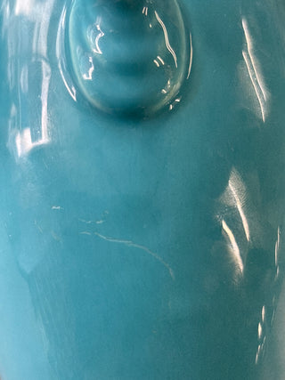 Vintage Fiesta Turquoise Demitasse  Stick Handle Coffee Server BEAUTIFUL