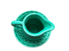 Load image into Gallery viewer, Vintage Harlequin Light Green Toy Creamer &amp; Nut Cup  HTF
