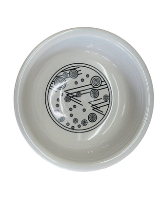 Fiesta Champagne White 19oz Bowl  Mystic Mega China Decal