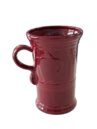 Fiesta Cinnabar Cappuccino Mug Retired Color