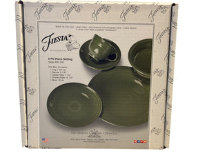 Fiesta 5pc Sage Place Setting NIB