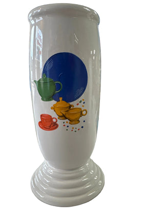 Fiesta China Specialties Circa 36 Millennium lll Vase Blue VHTF