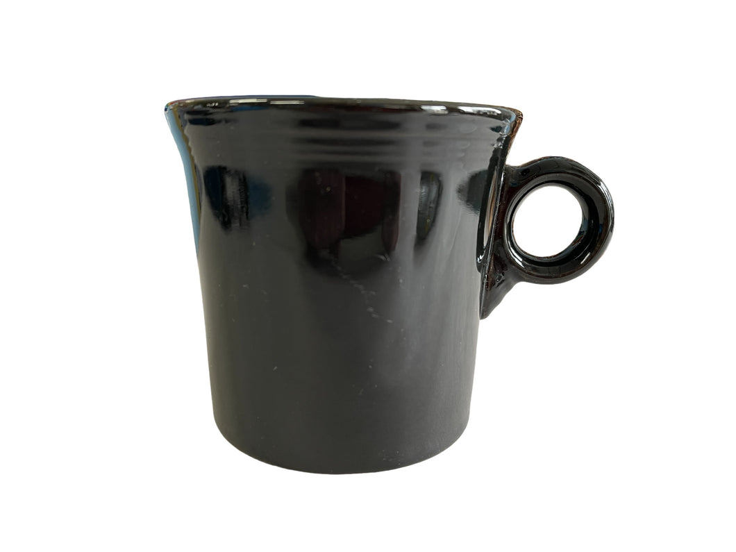 P86 Fiesta Ring Handled Mug Black