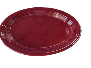 Fiesta Large Oval Platter Cinnabar