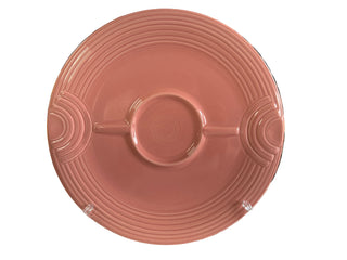Fiesta Rose Chip & Dip Platter Tray. Retired Shape ! !