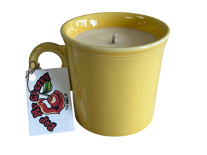 "Pop My Cherry Candle" By "ISH" .. In Sunflower Ring Handle Mug