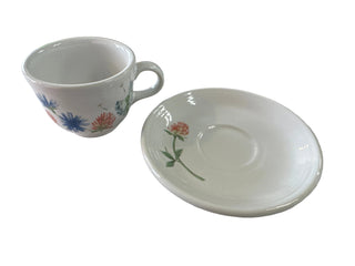 Fiesta Breezy Floral Teacup and Saucer