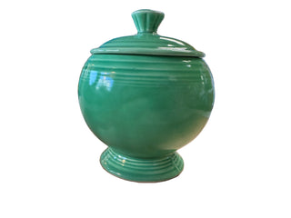 Vintage Fiesta Original Green Marmalade Jar.