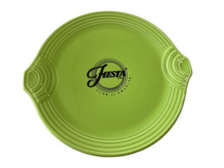 Fiesta Round Serving Tray CHARTREUSE  Post 86 Fiesta Club of America HTF