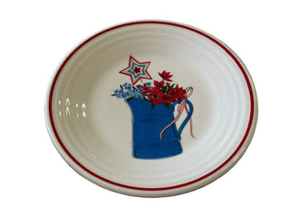Fiesta Americana Farmhouse Pitcher Classic Rim 9 Inch Luncheon Plate