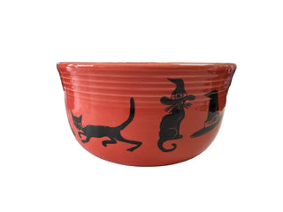 Fiesta Halloween Black Cats & Witches Hats Gusto Bowl