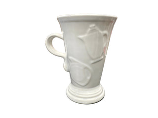 Fiesta White Pedestal Mug