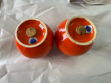 Load image into Gallery viewer, Vintage HLC  Kitchen Kraft Red Salt &amp; Pepper set NICE
