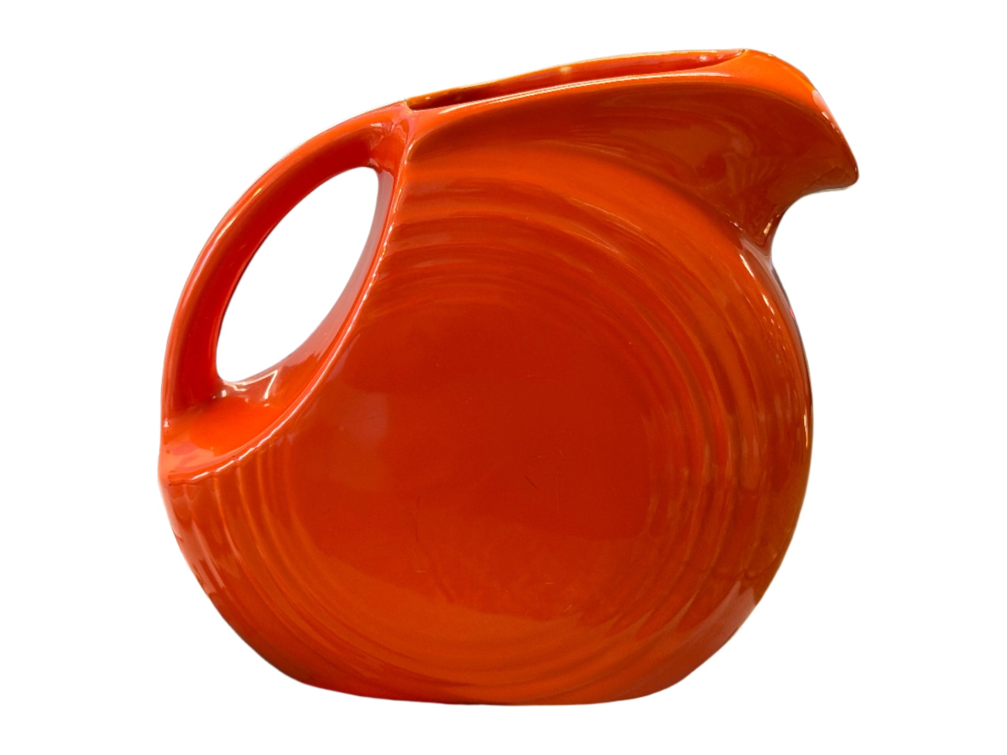 Vintage Fiesta Original Red Promotional Juice Pitcher - Thumbnail 2