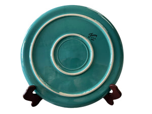 Fiesta Pizza Tray 12 1/2"p Turquoise  Cake Pedestal Top