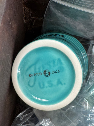 Fiesta FTCCO Dancing Lady TURQUOISE  Shot Glass