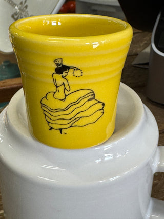 Fiesta FTCCO Dancing Lady SUNFLOWER  Shot Glass