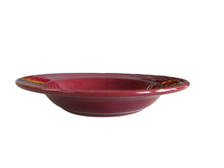Fiesta Retired Cinnabar Rim Soup Bowl 9"