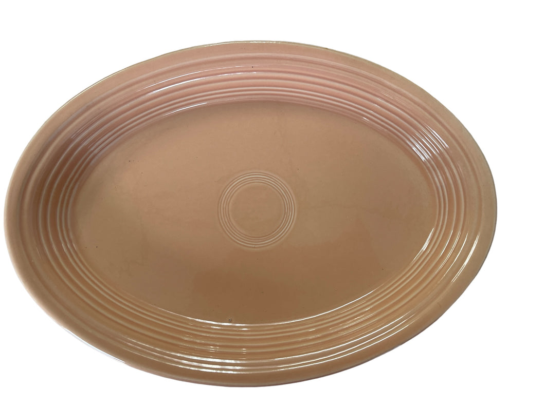 Fiesta Large Oval Serving Platter Retired Apricot