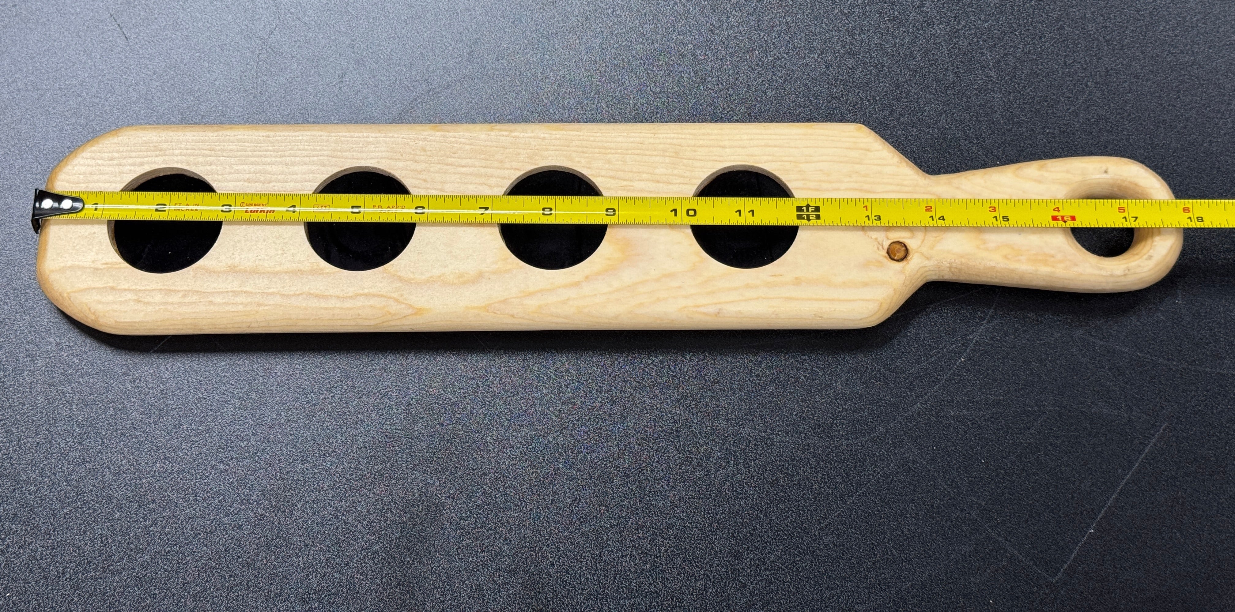 Handmade Fiesta Go-Along Wood Shot Glass Holder/ Server. Holds 4 - Thumbnail 2