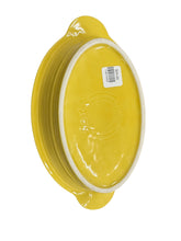 Load image into Gallery viewer, Fiesta Large  Oval Tab Handle Casserole Sunflower
