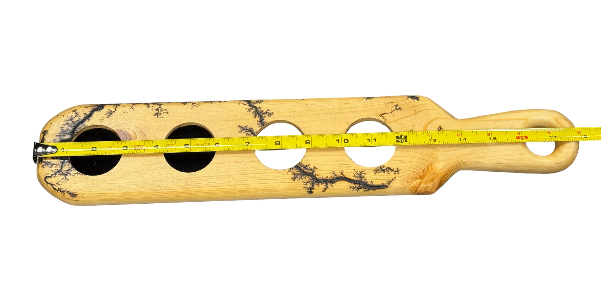 Handmade Fiesta Go-Along Wood Shot Glass Holder/ Server. Holds 4 - Thumbnail 3