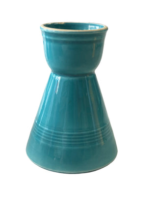 Vintage Harlequin Double Egg Cup Original Turquoise