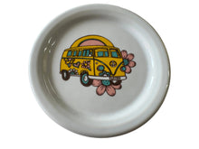 Load image into Gallery viewer, Fiesta Everything Kitchen Exclusive White Coaster Peace &amp; Love VW Bus
