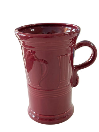 Fiesta Cinnabar Cappuccino Mug Retired Color